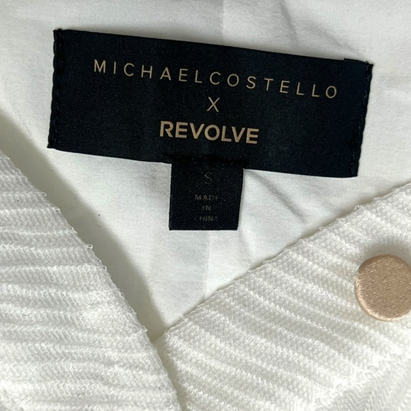 Michael Costello X Revolve Off The Shoulder Mini Dress - Size Small - Picture 5 of 6